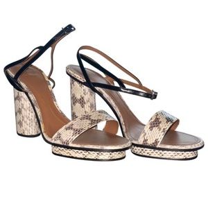 🐍Giorgio Armani Snakeskin Platform Sandal